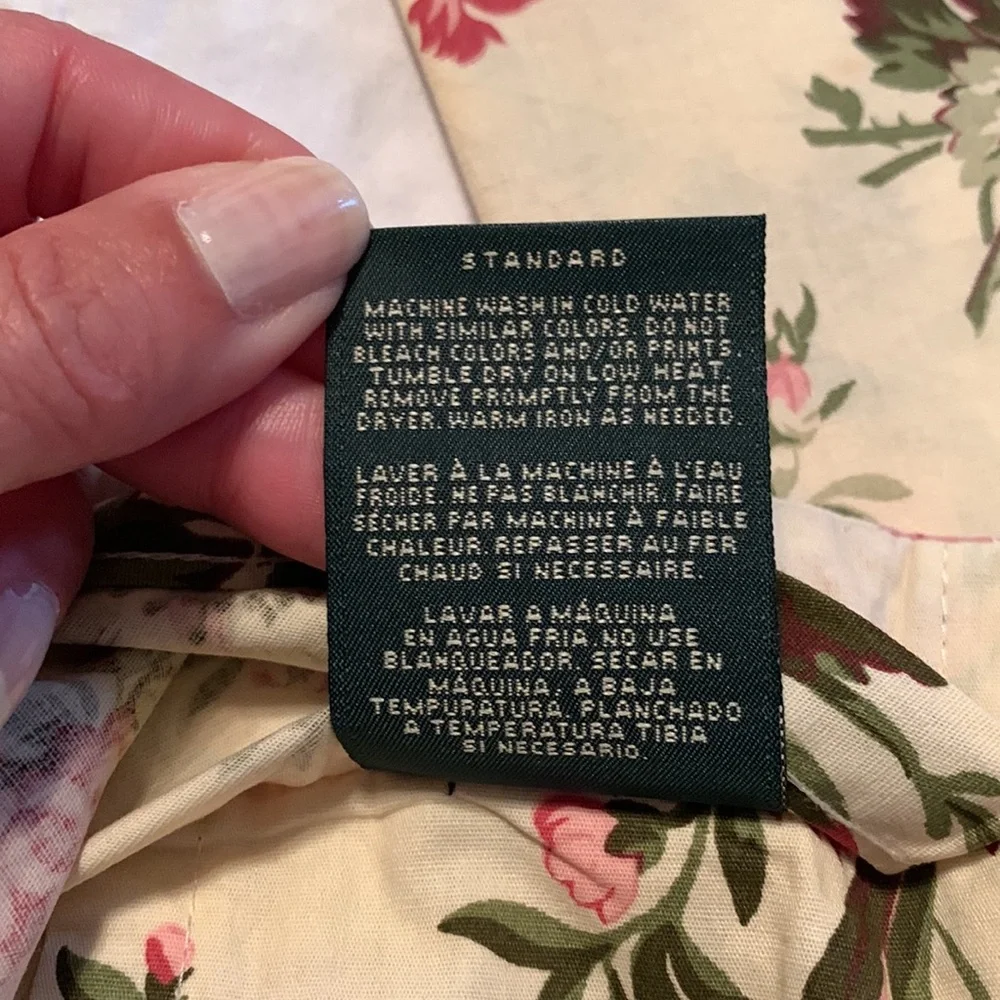 Ralph Lauren Floral sham